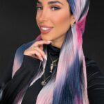מטפחת אומברה ורוד