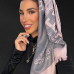 מטפחת לונג הרמס אפור