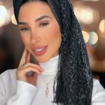 מטפחת רשת שחור נצנץ