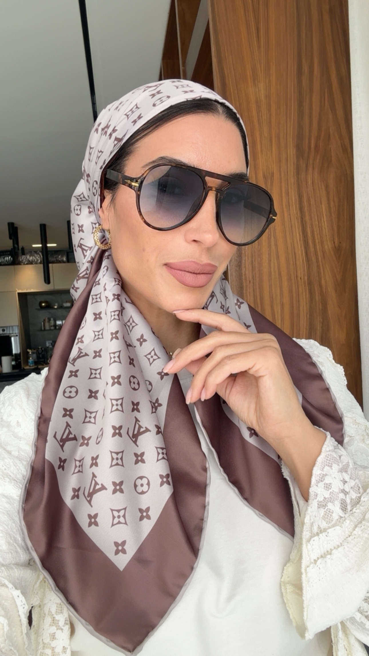 IMG_4854 דגם לואי ויטון מרובע מוקה חום – תמונה 1