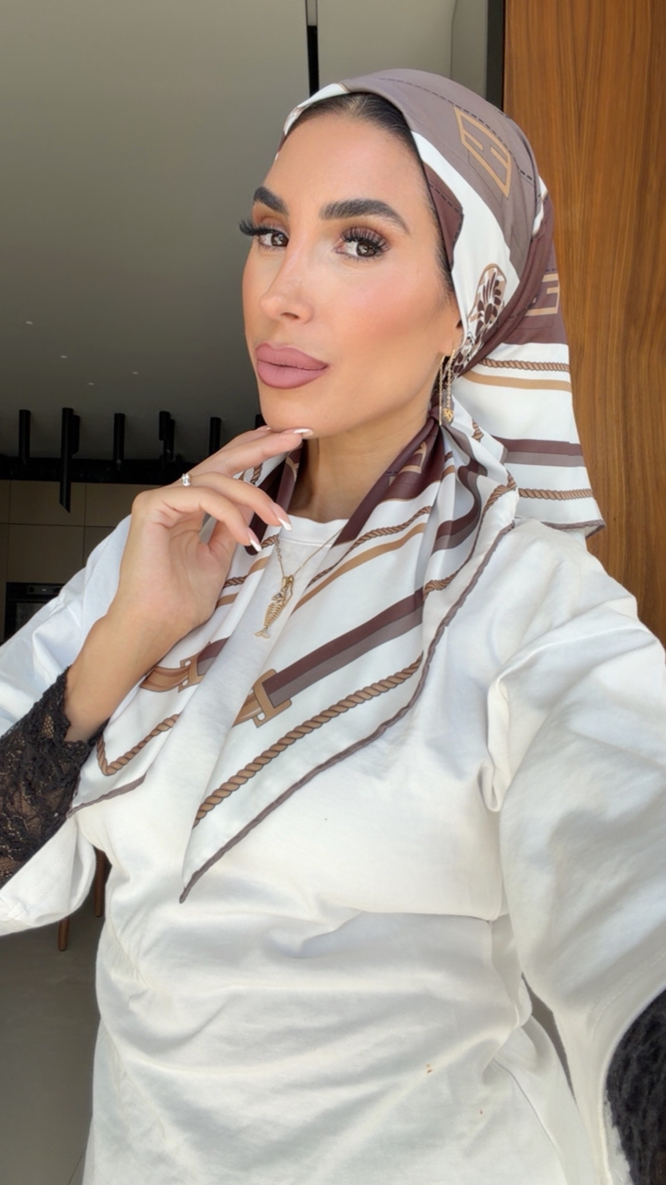 IMG_3108 דגם פנדי מסגרת חום מרובע – תמונה 1