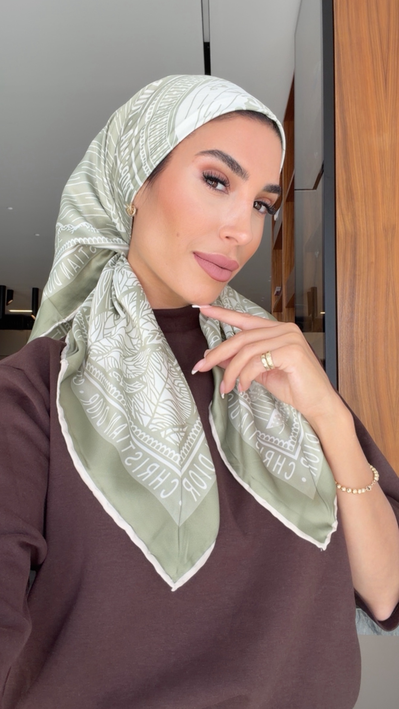 IMG_3579 דגם Christian Dior ירוק מרובע – תמונה 1
