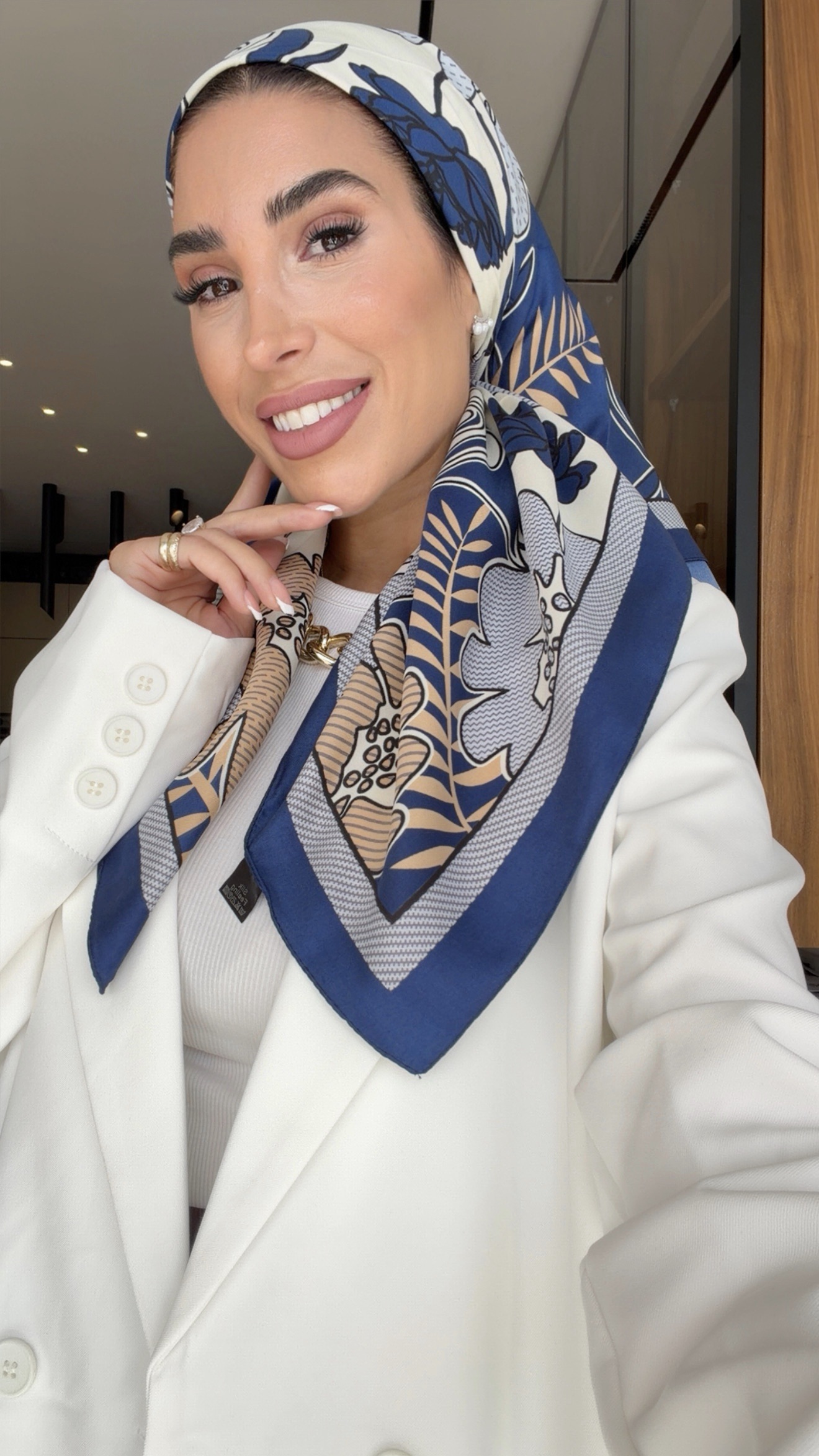 IMG_6716 דגם אגמים כחול מרובע – תמונה 1